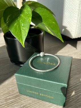 Pandora Heart of Winter CZ Bangle LIMITED EDITION
